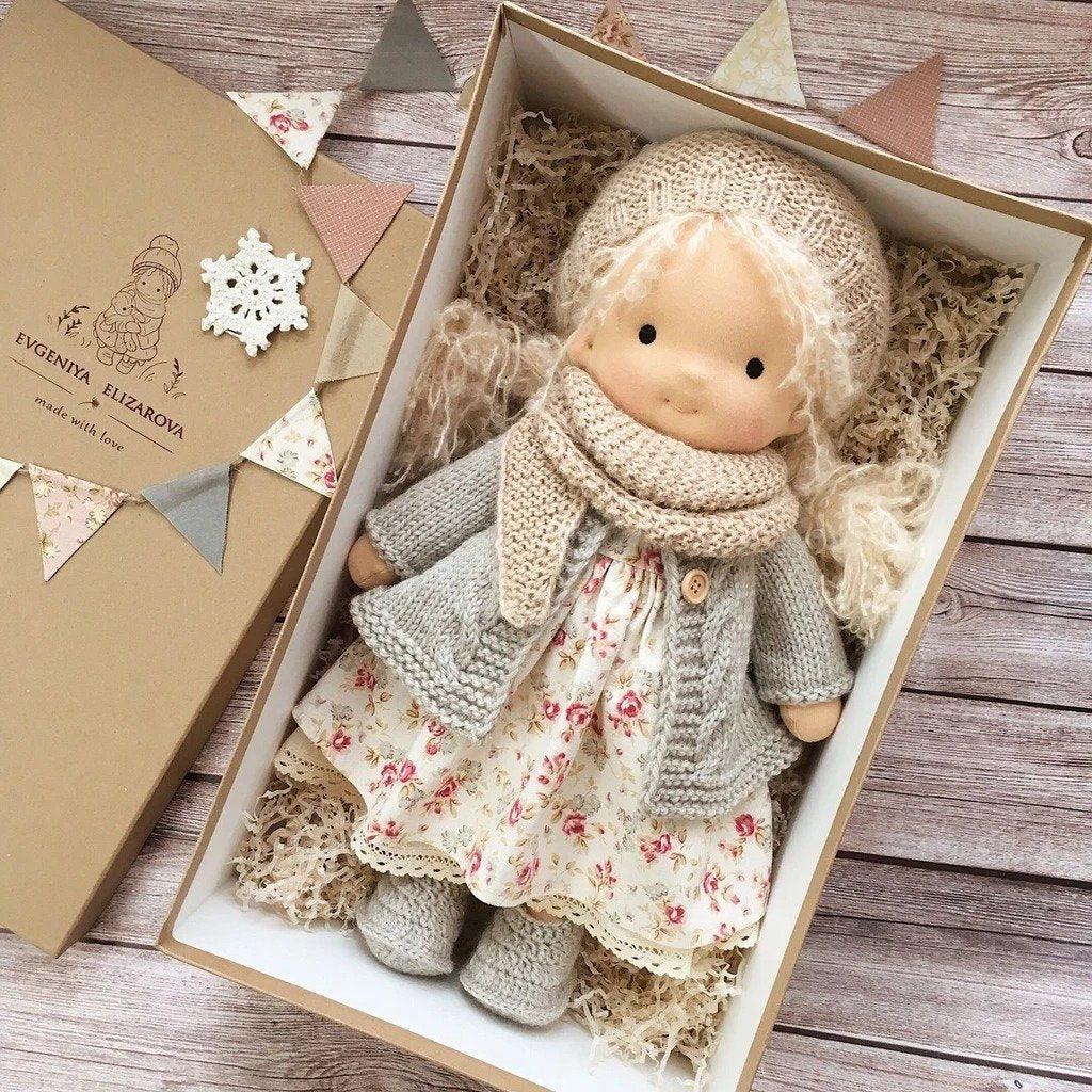 Handmade Waldorf Cuddle Doll - Poppi