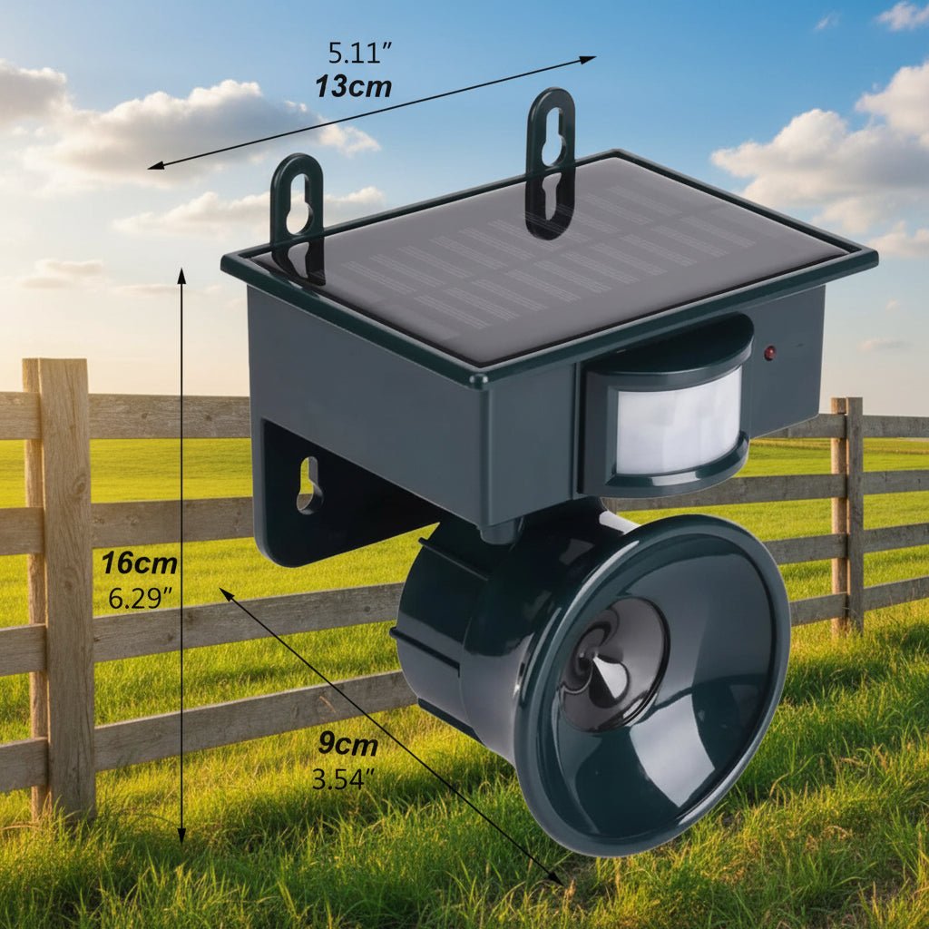 GARTENWÄCHTER – Ultrasonic Bird Repellent for Gardens and Outdoor Areas