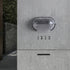 Outdoor Wall Light Bulkhead with Ribbed Glass Eyelid Hood Weather-Resistant - Image 9