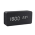 WOODSENSE – LED Wooden Clock with Voice Control for Stylish Time Display