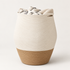 Woven Laundry Basket Handles Decorative Storage