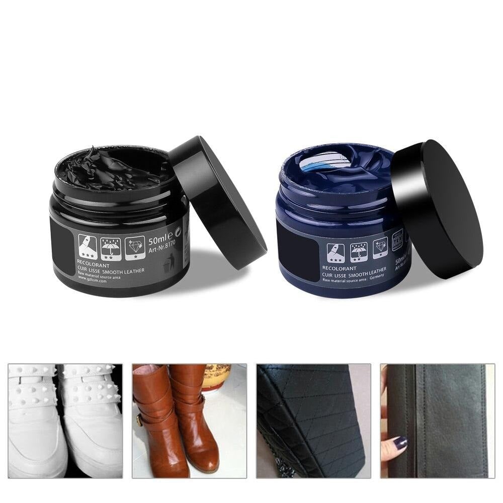 Car Seat Leather Repair Cream with Scratch and Scuff Filler for Auto Upholstery - Image 1