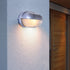Outdoor Wall Light Bulkhead with Ribbed Glass Eyelid Hood Weather-Resistant - Image 12