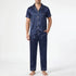 Classic Button-Down Mens Pajamas - Sylvester