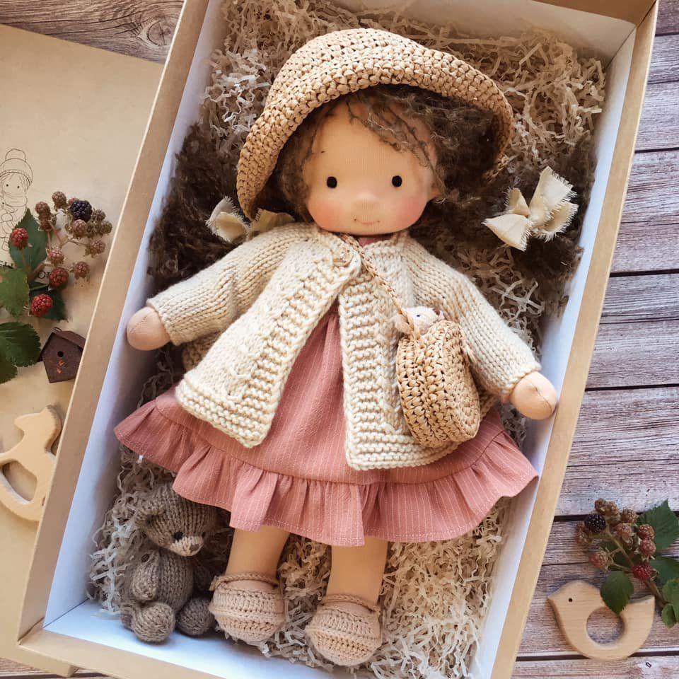 Handmade Waldorf Cuddle Doll - Poppi