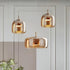 Kitchen Pendant Light Fixtures with Translucent Glass Shade and Adjustable LED for Island - Image 4