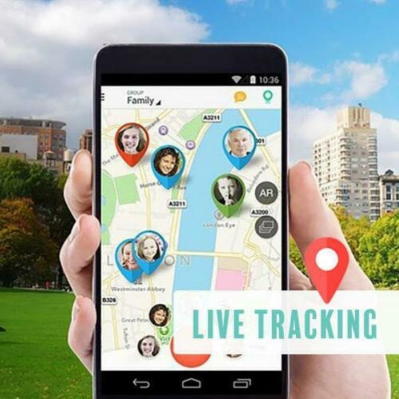 Mini GPS tracker voor kinderen - mini GPS tracking device voor huisdieren, kinderen, auto en meer