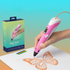 Geartech 3D Printpen met Verstelbare Snelheid & 50 m Kleurenfilament Set