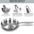 PANLUXE – 304 stainless steel frying pan