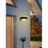 Outdoor Wall Light Bulkhead with Ribbed Glass Eyelid Hood Weather-Resistant - Image 19