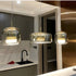 Kitchen Pendant Light Fixtures with Translucent Glass Shade and Adjustable LED for Island - Image 16