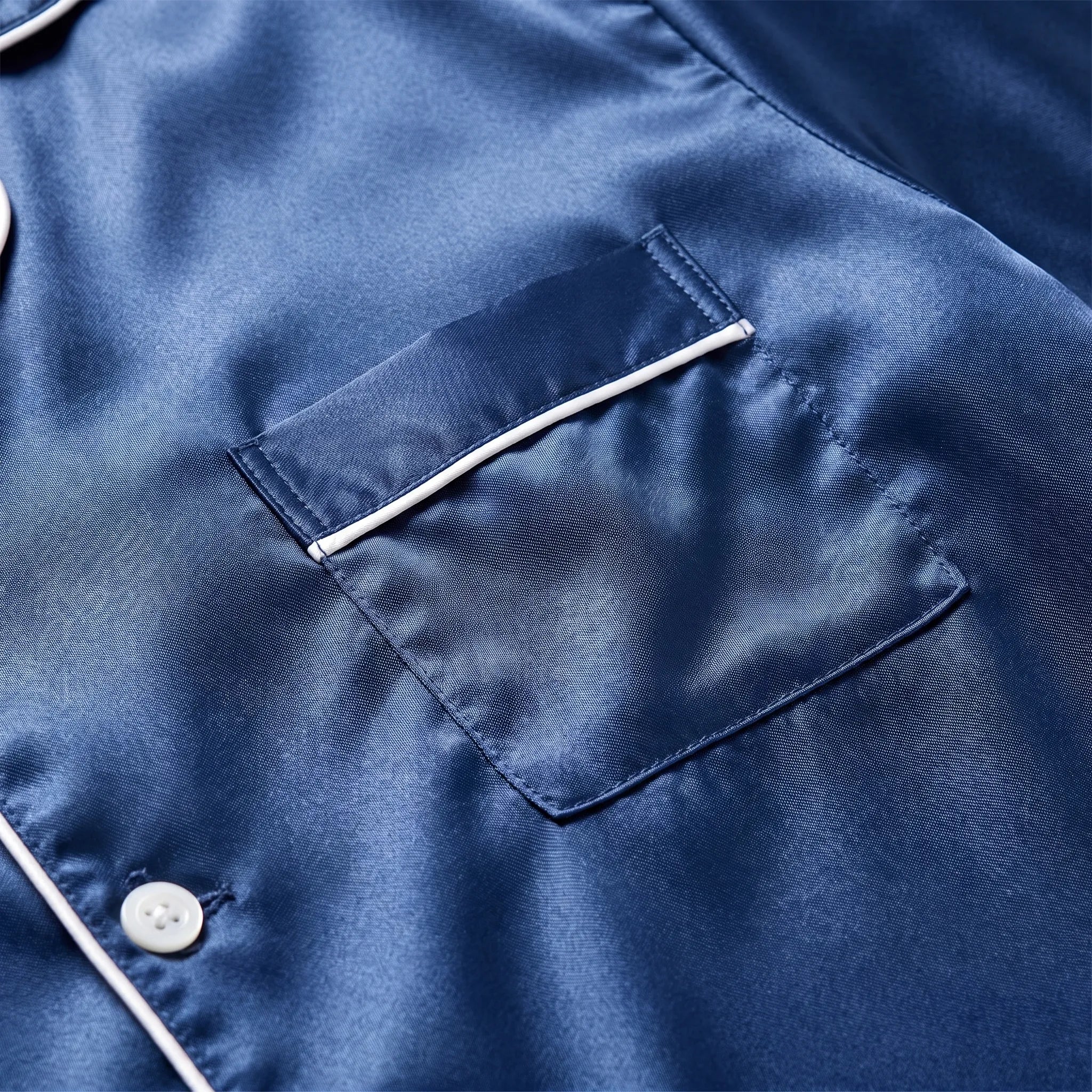 Classic Button-Down Mens Pajamas - Sylvester