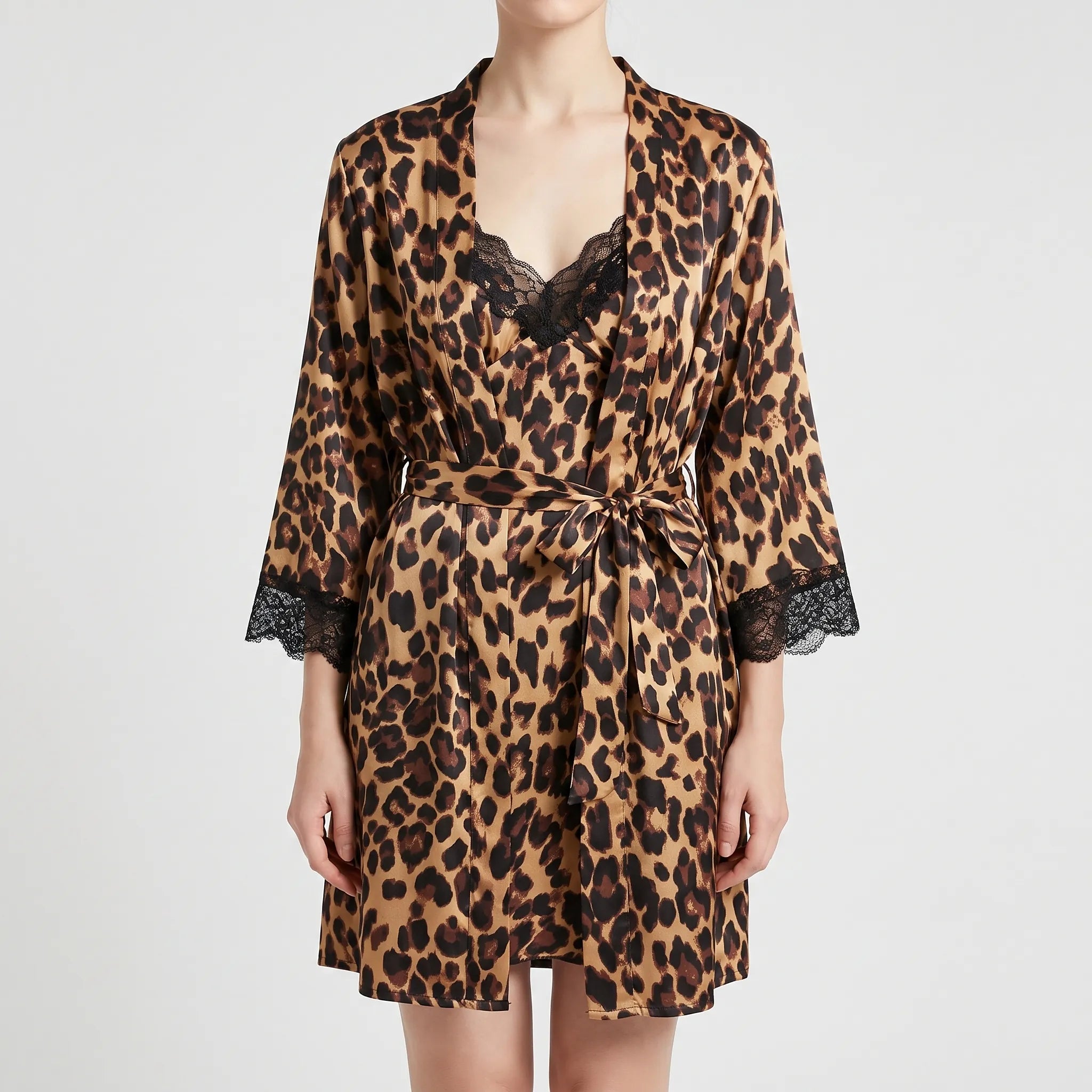Four-Piece Printed Pajama Set - Peggy