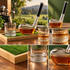 Golf Decanter Set Club Whiskey Includes Tray Glasses