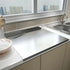 RVS Snijplank met Antislip Onderkant & Verhoogde Rand