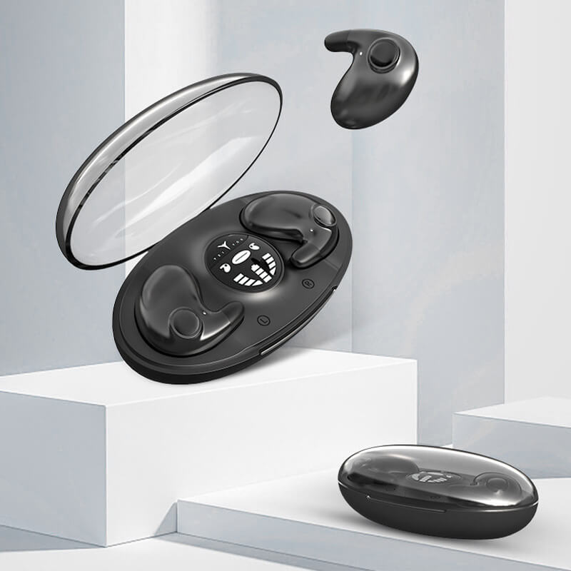SomnioBuds Schlafkopfhörer | Ultradünn & Ergonomisch | Noise Cancelling | IPX5 Wasserdicht & 24h Akku