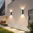 Outdoor Wall Sconce LED Light with Up Down Lighting and Modern Minimalist Design - Image 3