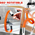 360° Flexibele Kraanuitbreiding met Buigbare Gooseneck & Spatverminderende Stroom