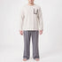 Men's Casual Long Sleeve Pajama Set - Dean