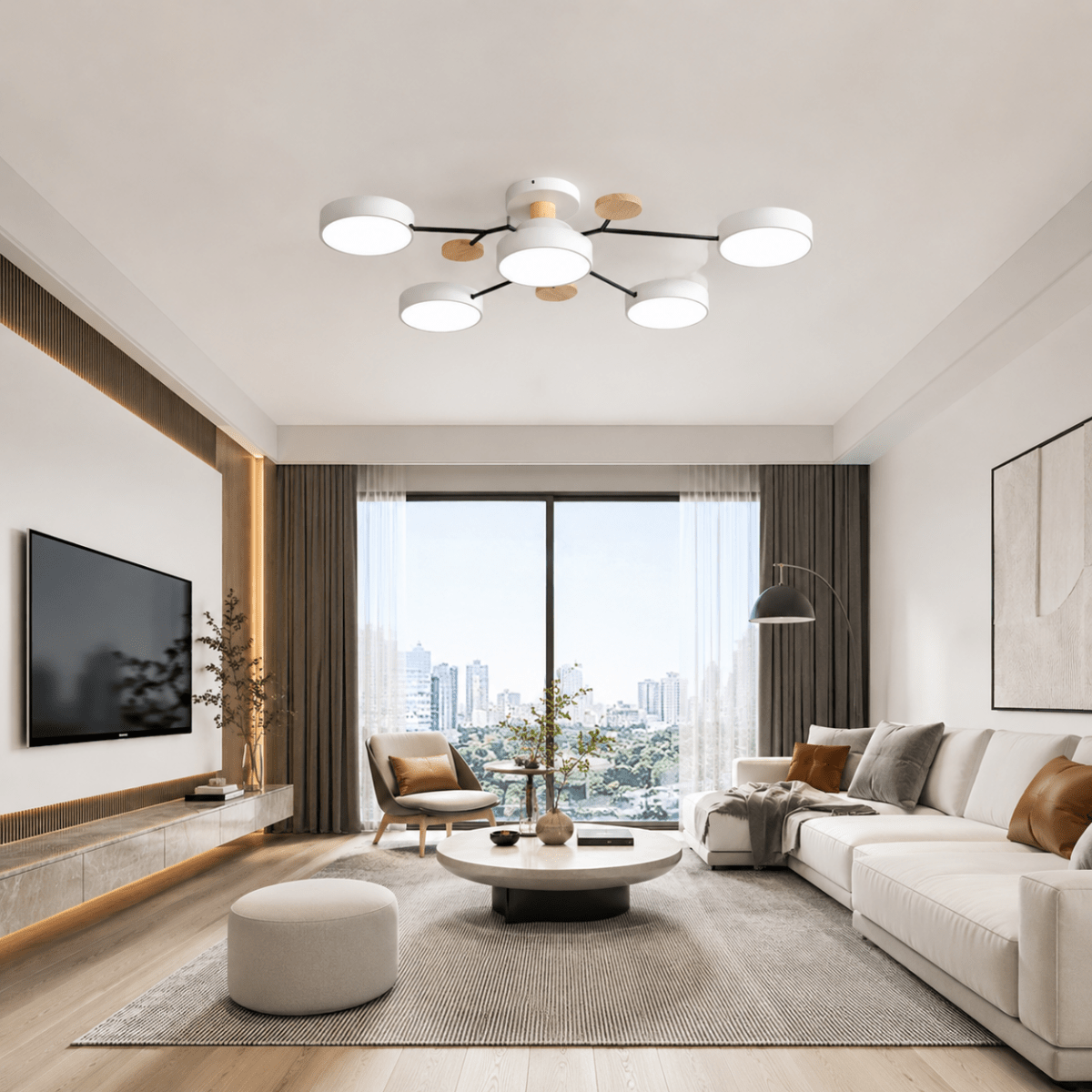 LUMICORE – Modern round LED ceiling light with a minimalist design