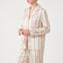 Striped Long-Sleeved Pajama Set - Lucy