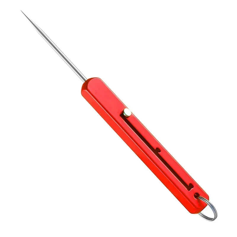 Draagbare Inklapbare Titanium Legering Tandenstoker met Sleutelhanger