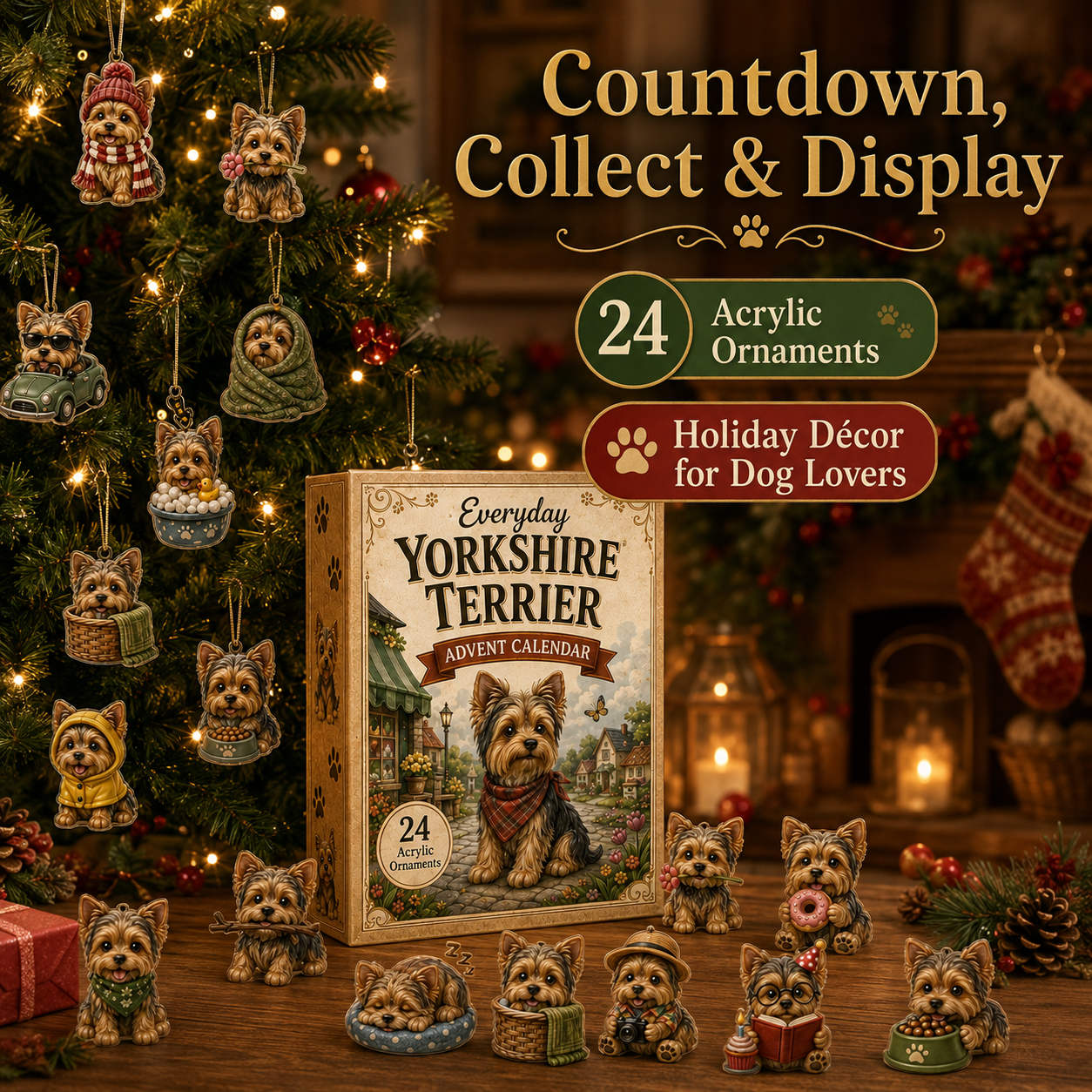 Yorkshire-Terrier-Adventskalender | 24 Überraschungen | Sammelspaß