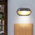 Outdoor Wall Light Bulkhead with Ribbed Glass Eyelid Hood Weather-Resistant - Image 7