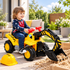 Kids Excavator Toy Outdoor Ride On Fun Active Play