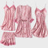 Four-Piece Printed Pajama Set - Peggy