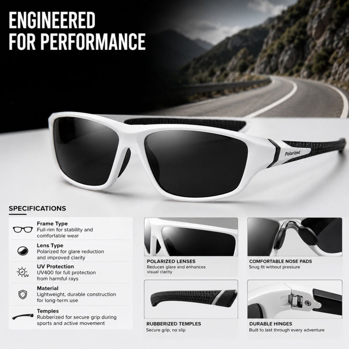 BERGWIND – Polarized Sports Sunglasses