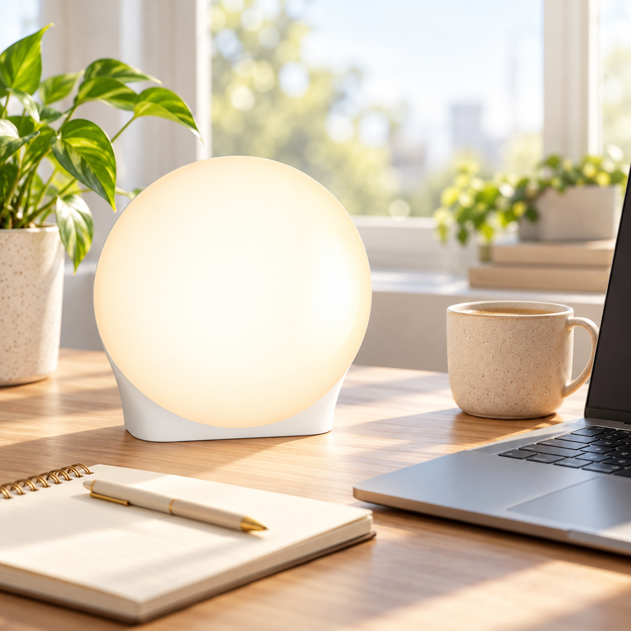Timer LED Compact Light Therapy Lamp Portable Design