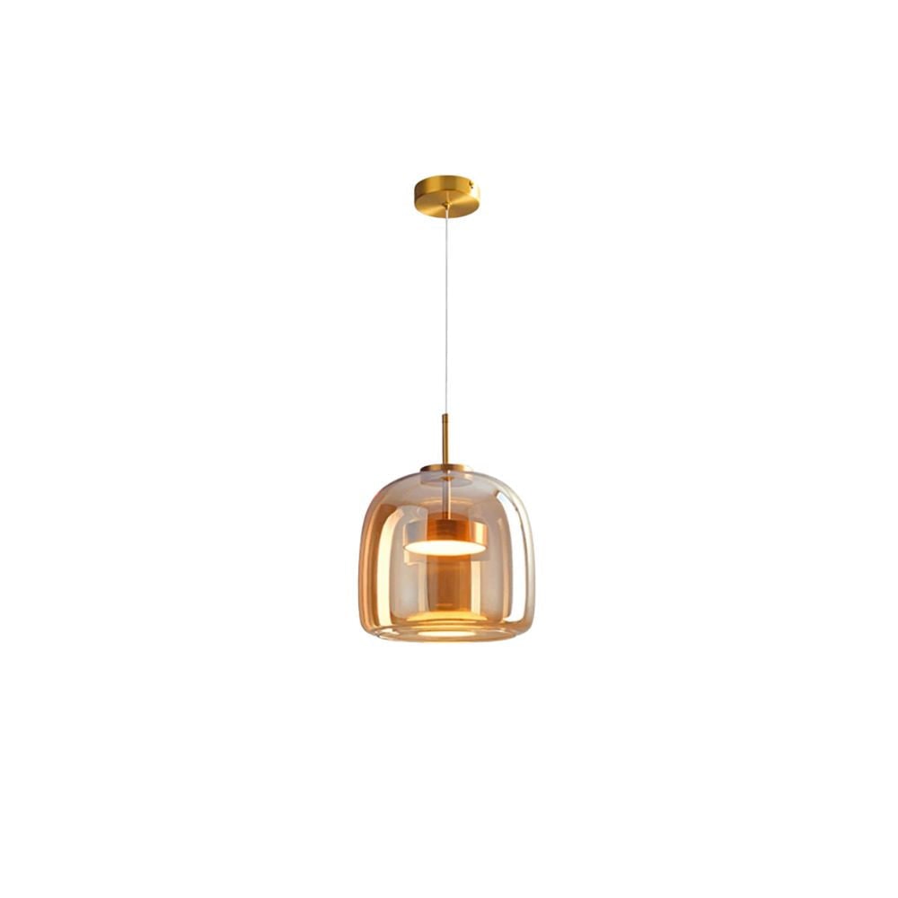 Kitchen Pendant Light Fixtures with Translucent Glass Shade and Adjustable LED for Island - Image 33