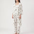 Three-Piece Floral Pajama Set - Sheila