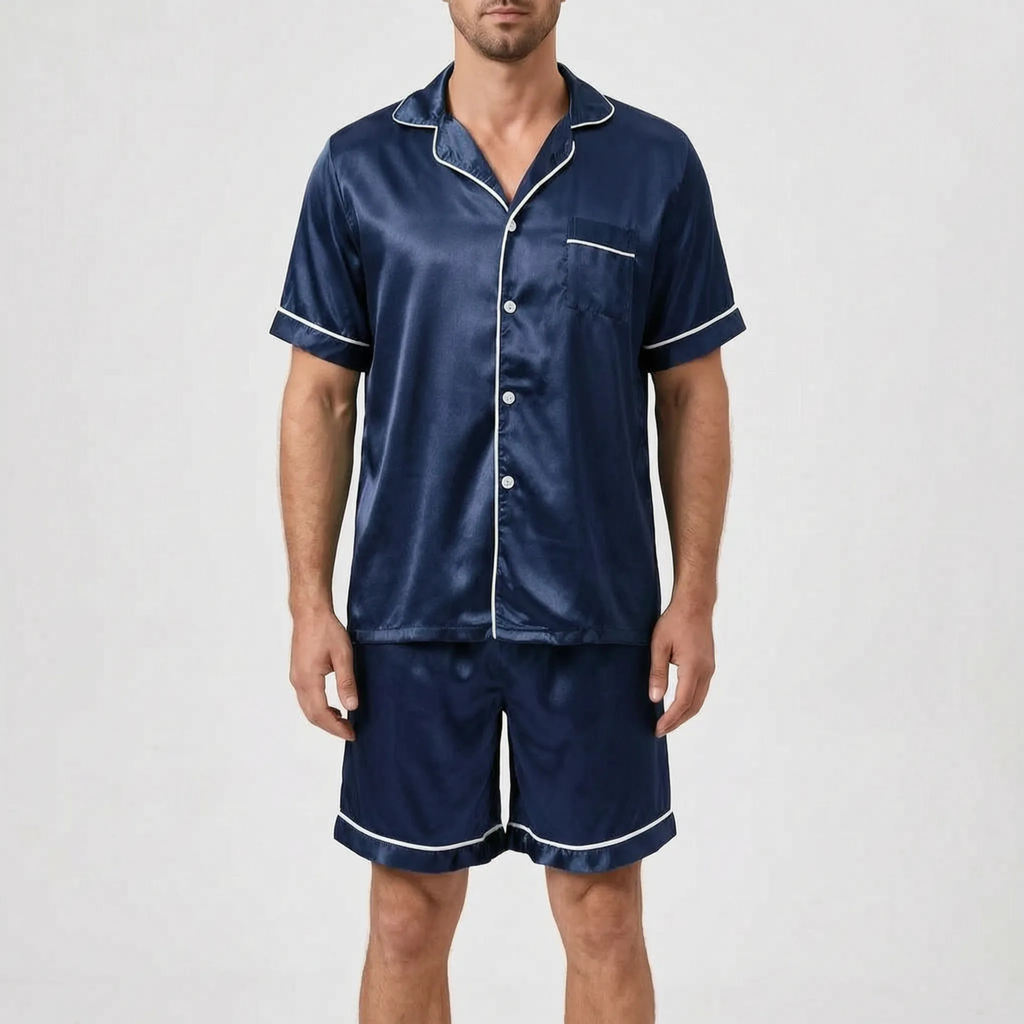 Men's Short Sleeve Pajama Set - Robert