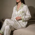 Printed Long Sleeve Pajama Set - Shelly