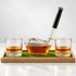 Golf Decanter Set Club Whiskey Includes Tray Glasses