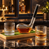 Golf Decanter Set Club Whiskey Includes Tray Glasses