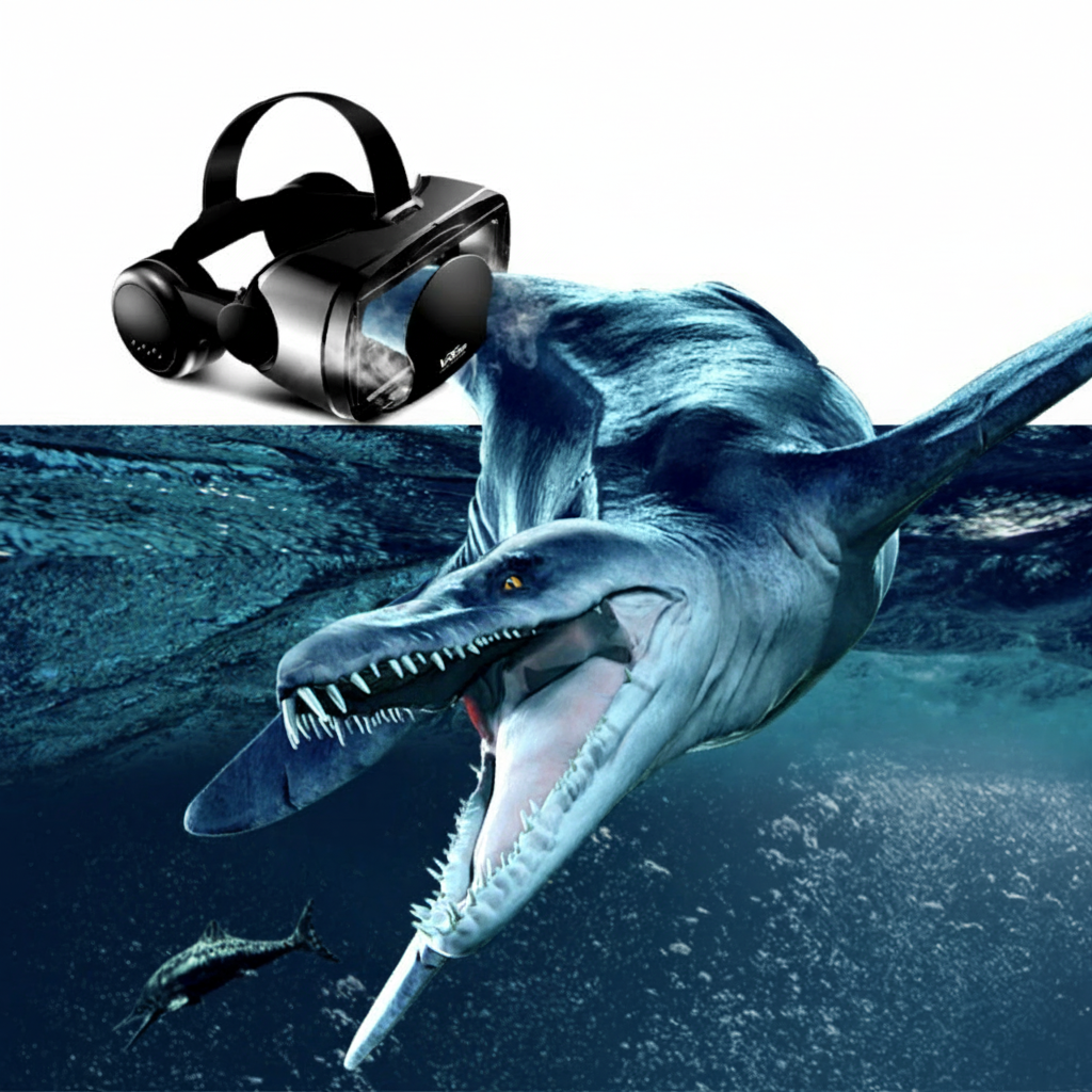 Smartphone VR Headset met Geïntegreerde Koptelefoon en Verstelbare Lensen