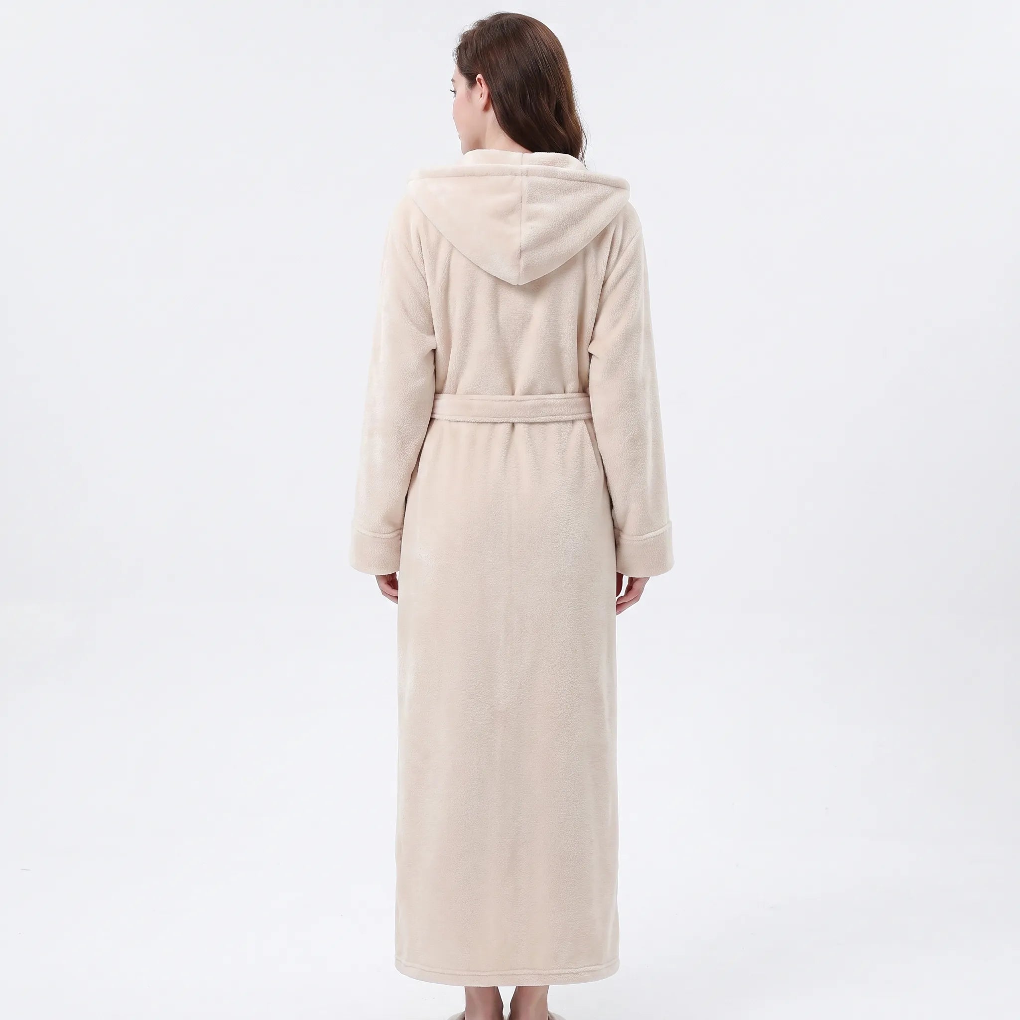 Long Fluffy Dressing Gown - Alexis