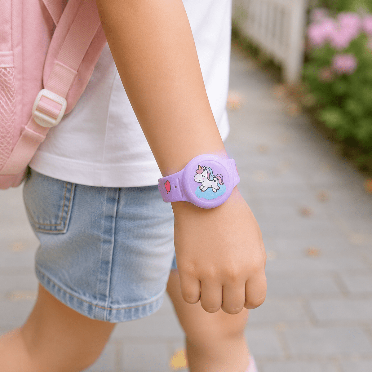LITTLELOCATE – Colorful GPS Bracelet for Children with a Comfortable Adjustable Band