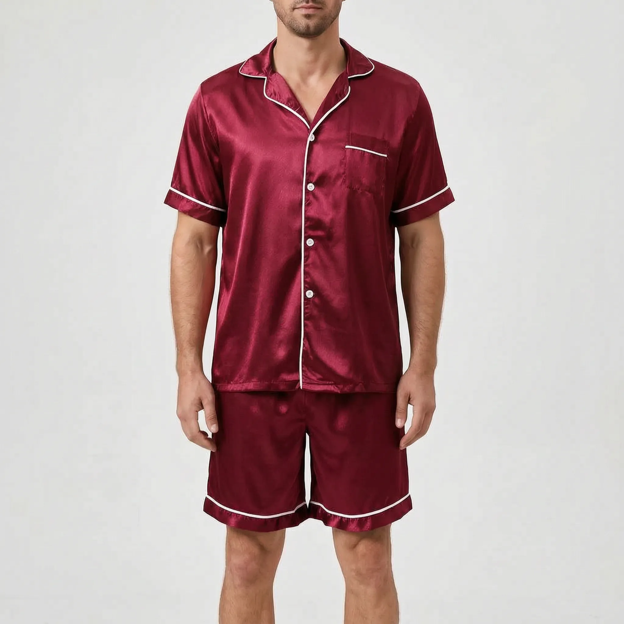 Men's Short Sleeve Pajama Set - Robert