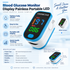 Blood Glucose Monitor Display Painless Portable LED