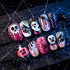 30 Pcs Halloween Press On Nail Set in use